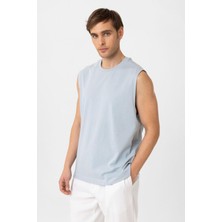 Antioch Bebe Mavi Relaxed Fit Erkek Kolsuz T-Shirt