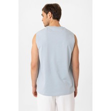Antioch Bebe Mavi Relaxed Fit Erkek Kolsuz T-Shirt