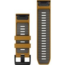 Garmin Quickfit 26 mm Yedek Kayış - Sonbahar/çakıl Gri Silikon