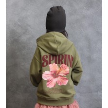 Kız Çocuk Kapüşonlu Sweatshirt