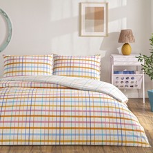 Taç Flexıa Ranforce Tek Kişilik Nevresim Takımı Turuncu