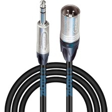 Neutrik-Klotz Xlr-Trs  Hi-Fi Ses Hoparlör Jack Kablosu 1 Metre