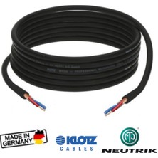 Neutrik-Klotz Xlr-Trs  Hi-Fi Ses Hoparlör Jack Kablosu 1 Metre
