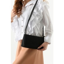 Nas Bag Abiye, Işıltılı, Taşlı, Gündelik Kadın Baget Çanta