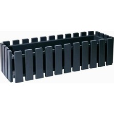 PetGrow Akasya Çit Balkon Plastik Saksı -60