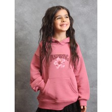 Kız Çocuk Kapüşonlu Sweatshirt