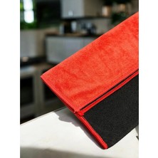 Ellesill 2’li Kırmızı ve Siyah Genel Mikrofiber Temizlik Bezi 40X40 cm - Ultrascrub