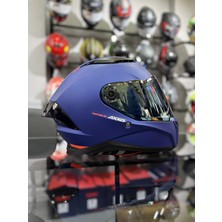 Panther Mat Lacivert Iridyum Vizörlü (+1 Şeffaf Vizör)