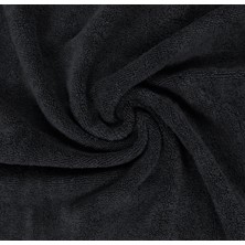 Koza Vitrin %100 Pamuk 4'lü Siyah Yüz ve Fitness Havlu Seti-50X90 cm -Hassas Ciltler İçin Özel  