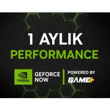 GeForce NOW powered by GAME+ Performance 1 Ay
