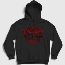 Presmono Unisex Siyah Roman Reigns Wwe Güreş Ytc Kapüşonlu Sweatshirt