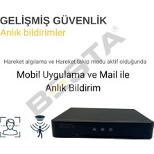 Arna 4 İç Kameralı 2 Mp Yüz Tanıma Özellikli Güvenlik Kamera Seti 250 GB HDD Dahil - ST24250E