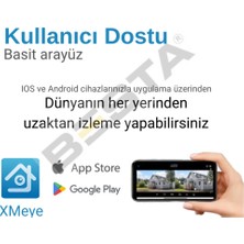 Arna 4 Dış Kameralı 2 Mp Hareket Algılamalı H.265 250 GB HDD Dahil Ahd Güvenlik Seti- ST24250M