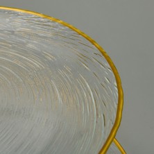 Evidea Kitchen Paloma 2 Katlı Kurabiyelik - Şeffaf / Altın