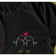 Butişört 'be Mine - Sevgiliye Özel Konsept‘  Baskılı 'regular-Fit' Unisex Tişört