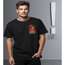 Butişört 'valentine - Kaktüs -  Sevgiliye Özel Konsept‘  Baskılı 'regular-Fit' Unisex Tişört