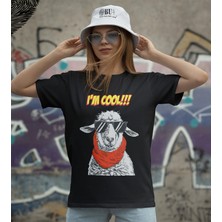 Butişört 'ı'm Cool‘  Baskılı 'regular-Fit' Unisex Tişört