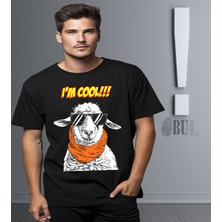 Butişört 'ı'm Cool‘  Baskılı 'regular-Fit' Unisex Tişört