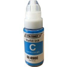 Canon GI-490 Mavi Uyumlu Mürekkep 70 ml Pıxma G1410/G2410/G3410 Canon GI-490 Mavi Uyumlu Mürekkep 70 ml Pıxma G1410/G2410/G3410