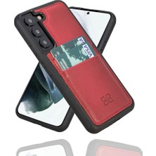 Bouletta Samsung Galaxy S22 Plus Uyumlu Deri Arka Kapak Fxcp V4EF
