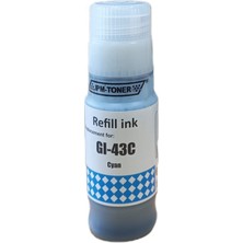 Canon Gı-43 Mavi Uyumlu Mürekkep 70ML 4672C001 Pıxma G540/G640 Canon Gı-43 Mavi Uyumlu Mürekkep 70ML 4672C001 Pıxma G540/G640