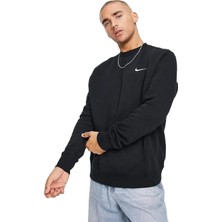Nike Solo Swoosh Fleece Erkek Siyah Spor Sweatshrit