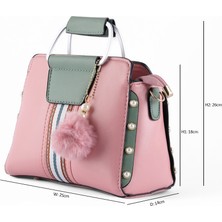 Rose Center Bazaar Lüks Çanta Tasarım Yüksek Kalite Yeni Stil Crossbody Kadın Omuz El Çantası (Ithal)