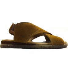 Marine Shoes  Deri Sandalet Bej-Nubuk 86 706