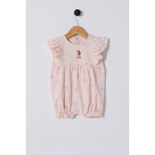 U.S. Polo Assn. Kız Bebek Pembe Tulum