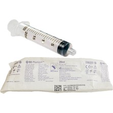 Bd 20 ml Luerlok Kilitli (Iğnesiz) Enjektör