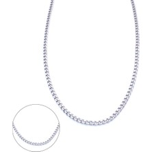 Ferizz 316L Çelik Samanyolu Unisex Zincir Kolye 60 cm ZN-285