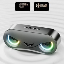 Mkjinmei Ortam Aydınlatmalı Taşınabilir Masaüstü Kablosuz Bluetooth Hoparlör (Yurt Dışından)