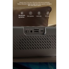 Mkjinmei Ortam Aydınlatmalı Taşınabilir Masaüstü Kablosuz Bluetooth Hoparlör (Yurt Dışından)