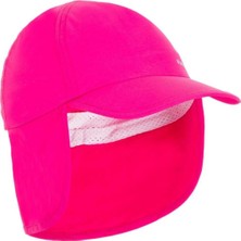 Decathlon Bebek UV Korumalı Şapka Kadın İçin Standart Beden Pembe Renkli Özel Tasarım