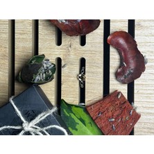 Pure Gem Sitrin Doğaltaş Yüzük Ayarlanabilir Gümüş Kaplama Aslan, Başak, Koç, Akrep Burçları ile Uyumludur