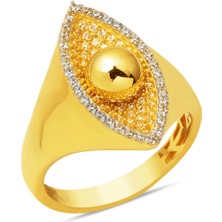 Bilezikci Meridyen 14 Ayar Bayan Altın Yüzük