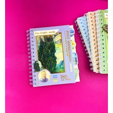 Giftmoda Van Gogh Hologram Kapaklı Defter