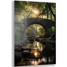 Exela Home Doğa Manzaralı Cam Tablo - Karışık - Dikey Motif 01-056