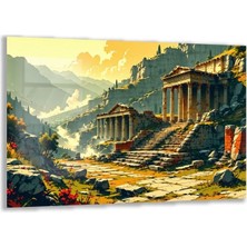 Exela Home Doğa Manzaralı Cam Tablo - Anadolu - Yatay Motif 03-100