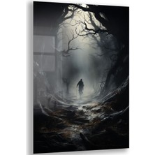 Exela Home Doğa Manzaralı Cam Tablo - Karışık - Dikey Motif 01-043