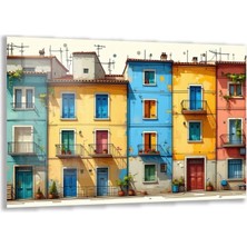 Exela Home Doğa Manzaralı Cam Tablo - Istanbul - Yatay Motif 02-018