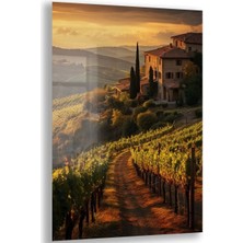 Exela Home Doğa Manzaralı Cam Tablo - Karışık - Dikey Motif 01-012