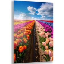 Exela Home Doğa Manzaralı Cam Tablo - Karışık - Dikey Motif 01-019