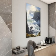 Exela Home Doğa Manzaralı Cam Tablo - Karışık - Dikey Motif 01-030