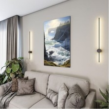Exela Home Doğa Manzaralı Cam Tablo - Karışık - Dikey Motif 01-030