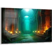 Exela Home Doğa Manzaralı Cam Tablo - Istanbul - Yatay Motif 02-048