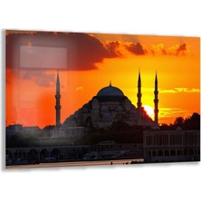 Exela Home Doğa Manzaralı Cam Tablo - Istanbul - Yatay Motif 02-016