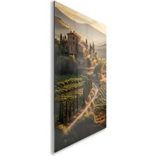 Exela Home Doğa Manzaralı Cam Tablo - Karışık - Dikey Motif 01-073
