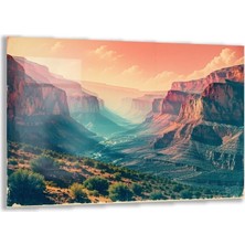 Exela Home Doğa Manzaralı Cam Tablo - Anadolu - Yatay Motif 03-050