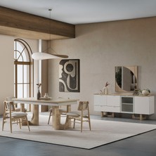 Eymense Palermo 4 Sandalyeli Yemek Odası Takımı